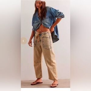 Free People Moxie barrel jeans